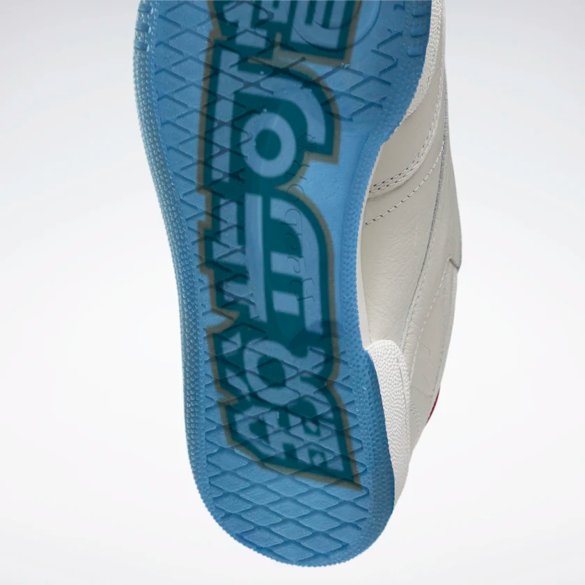 Giày Reebok Club C 85 Trainer Chalk Scarlet H04937 - Ảnh 2