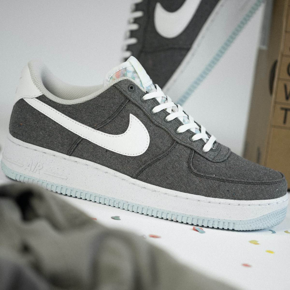 Giày Nike Air Force 1 Low '07 'Recycled Canvas Pack Iron Grey' CN0866-002 - Ảnh 4