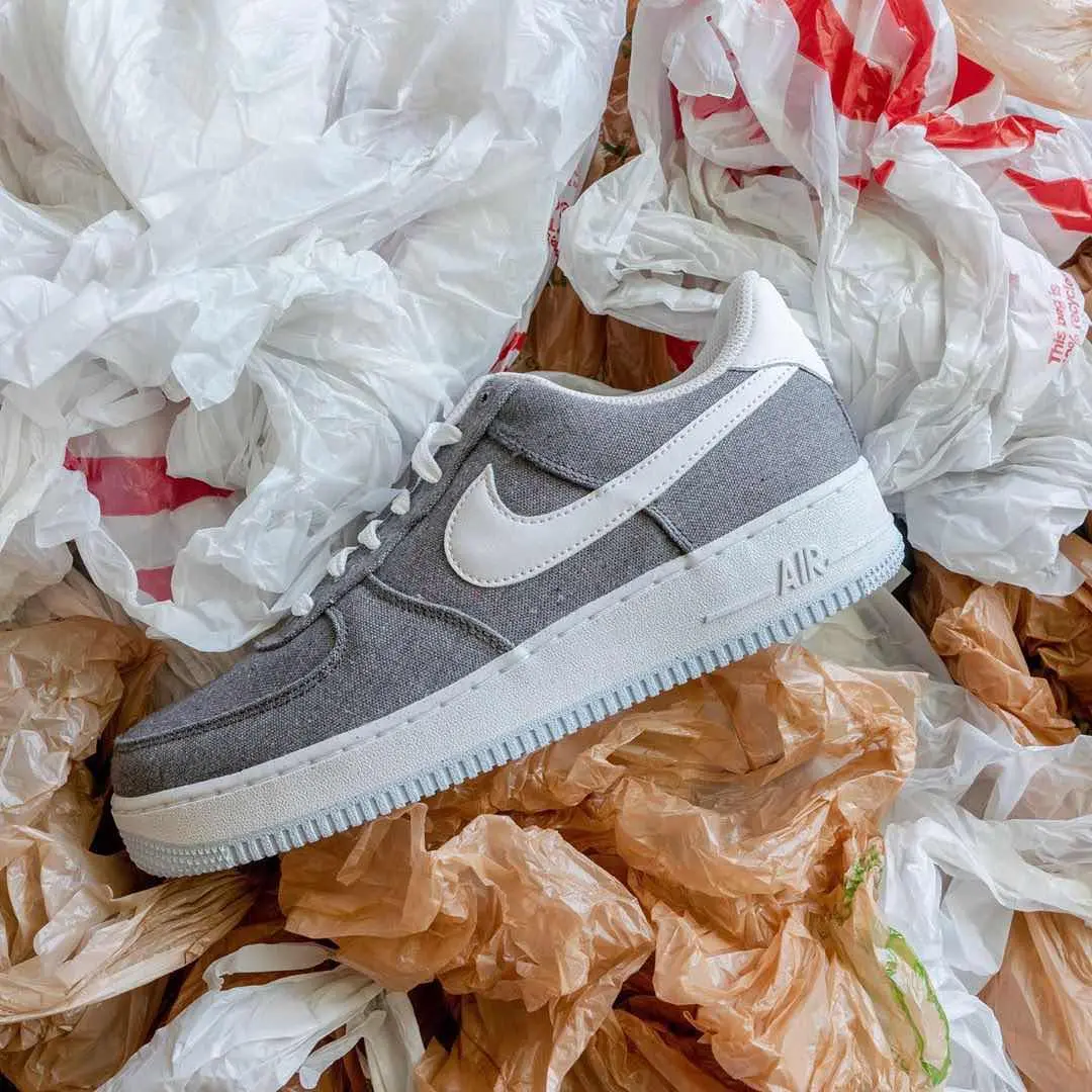 Alternative view of Giày Nike Air Force 1 Low '07 'Recycled Canvas Pack Iron Grey' CN0866-002