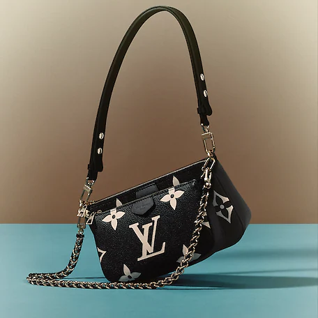 Túi Louis Vuitton Multi Pochette Accessoires 'Black' M45777 - Ảnh 3