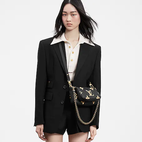 Túi Louis Vuitton Multi Pochette Accessoires 'Black' M45777 - Ảnh 4