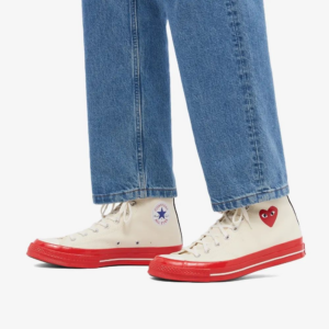 Giay Converse  Comme des Garcons Play x Chuck 70 High 'Pristine Red' A01794C