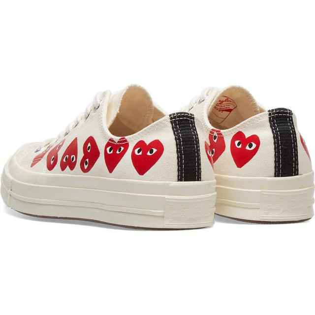 Giày Converse Comme des Garçons Play x Chuck 70 Low Top Multi Heart 162975C - Ảnh 7