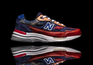 Alternative view of Giày New Balance Concepts x 992 Made in USA 'Plaid' M992AD