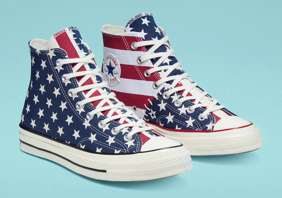 Giay Converse Chuck 70 Archive Restuctured 'USA Flag' 166426C