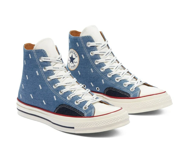 Giày Converse Chuck 70 High 'Indigo Boro' 171064C - Ảnh 4