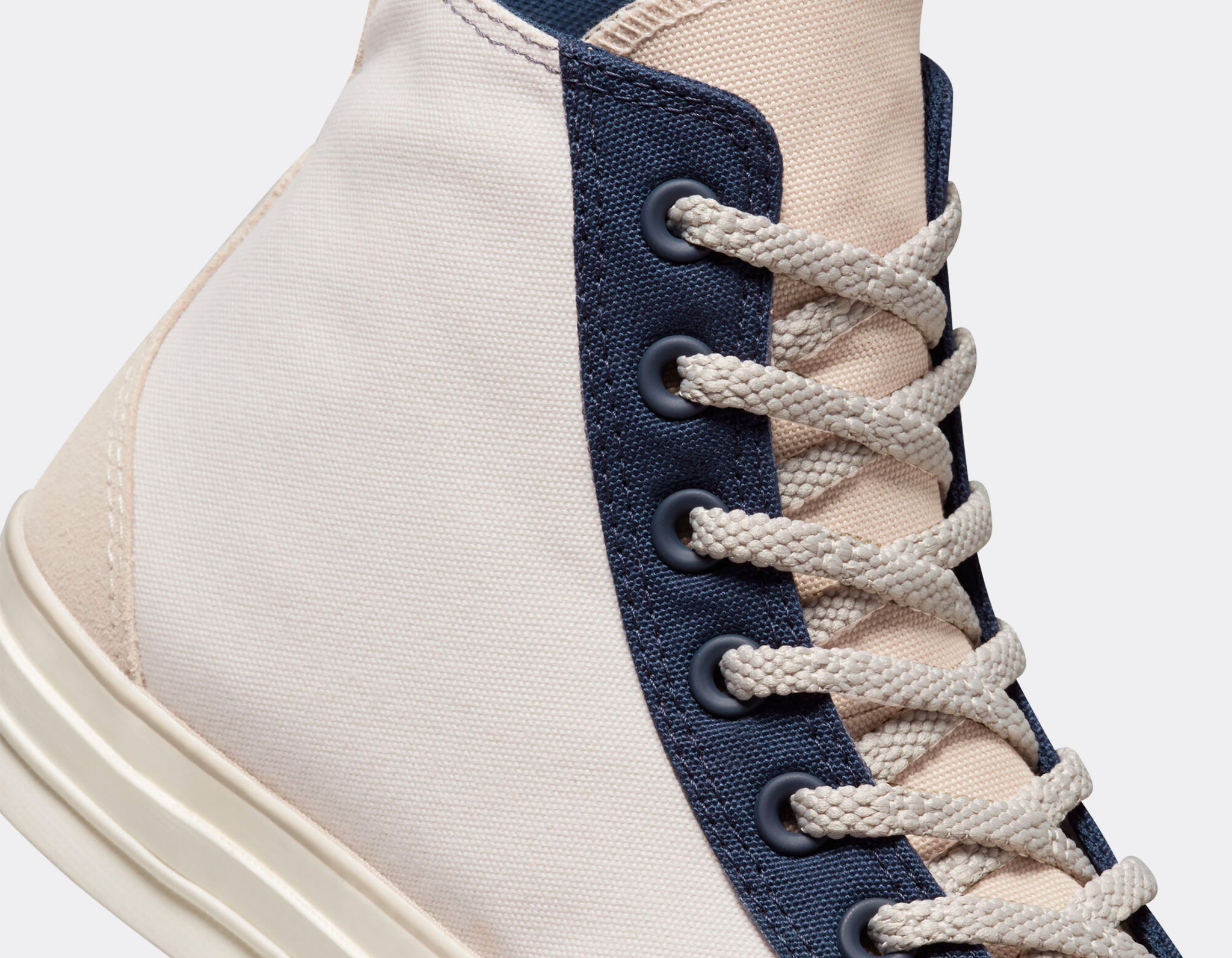 Giay Converse Chuck 70 Court High 'Pale Putty Midnight Navy' 171686C