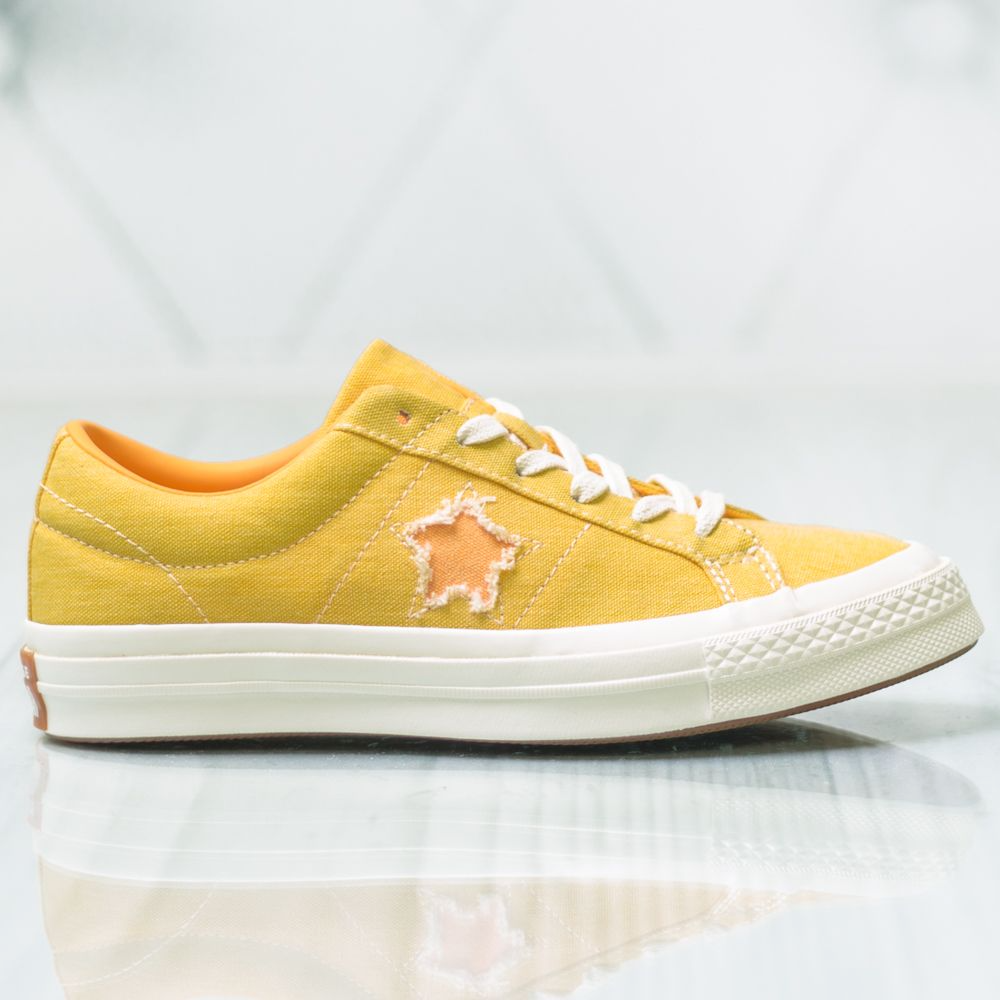 Giày Converse One Star Sunbaked Ox 'Yellow' 164358C - Ảnh 2