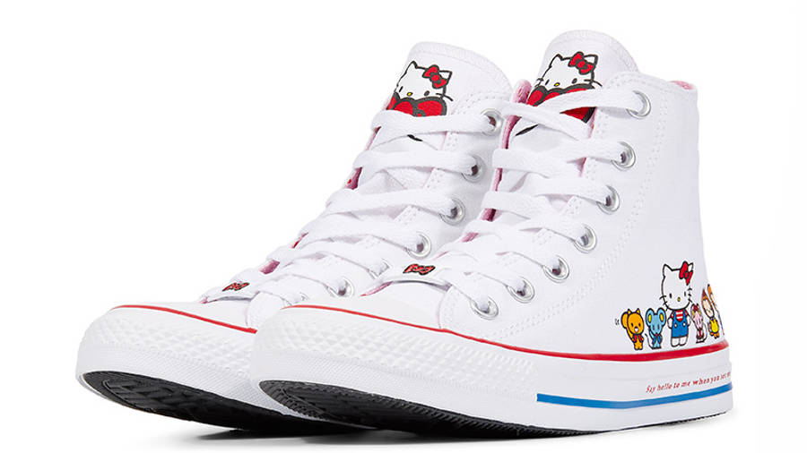 Giay Converse Hello Kitty x Chuck Taylor All Star Canvas Hi 'White' 162944C