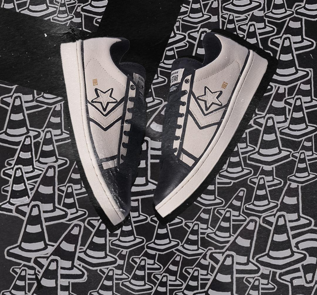 Giay Converse Pro Leather Joshua Vides 'Natural Ivory' A00713C