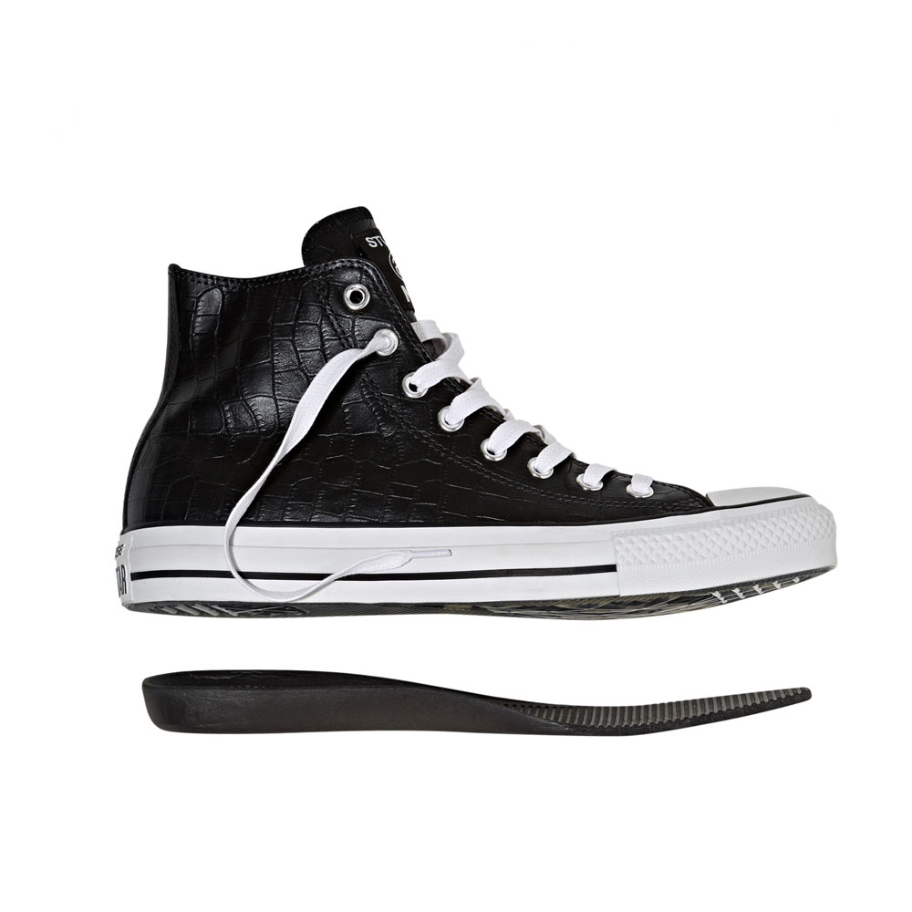 Giày Converse Stussy x Chuck Taylor All Star Hi 'Black' 141087C - Ảnh 3