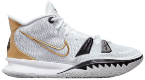 Giày Nike Kyrie 7 EP 'White Metallic Gold' CQ9327-101