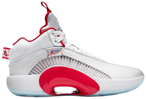 Giày Nike Air Jordan 35 GS 'White Fire Red' CQ9433-100