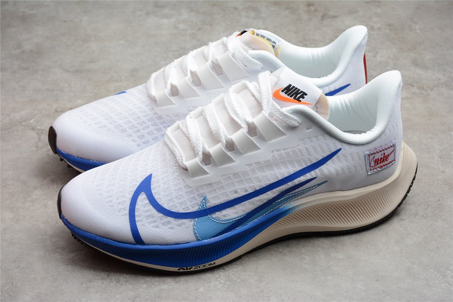 Giày Nike Air Zoom Pegasus 37 Premium 'White Game Royal' CQ9908-100 - Ảnh 5