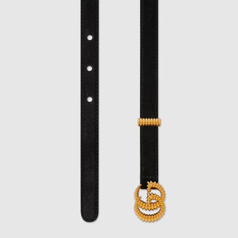 Thắt Lưng Gucci Bag GG Mamon Double G Belt 602071-CRJ0G-1000 - Ảnh 2