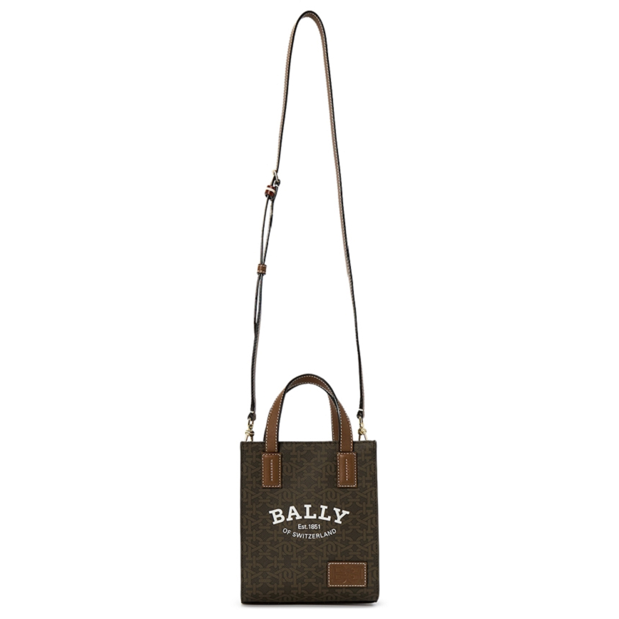 Túi Bally B-Monogram 'Brown' CRYSTALIA-STML-801 - Ảnh 6