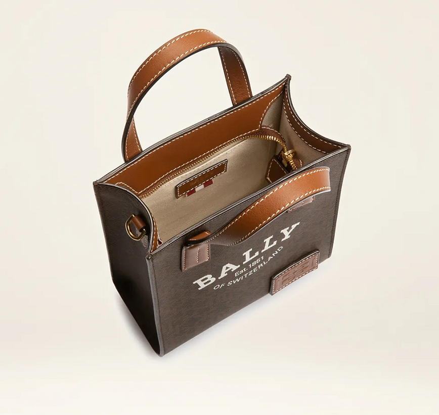 Túi Bally B-Monogram 'Brown' CRYSTALIA-STML-801 - Ảnh 3