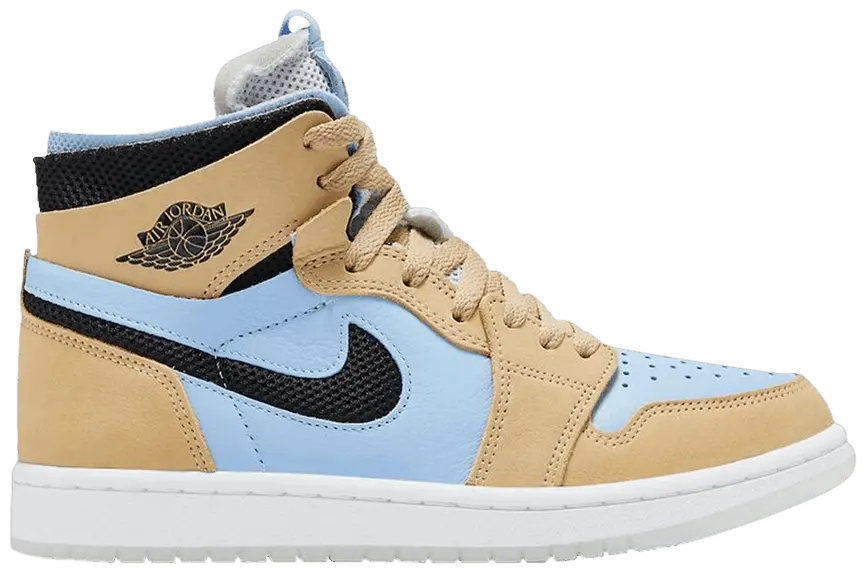 Giày Wmns Air Jordan 1 High Zoom Comfort High 'Psychic Blue Sesame' CT0979-400