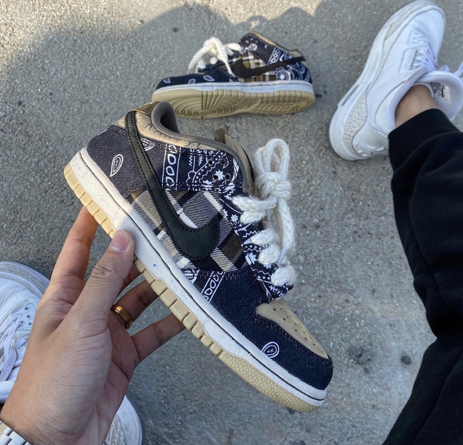 Giày Travis Scott x SB Dunk Low PRM QS 'Cactus Jack Special Box' CT5053-001 - Ảnh 7