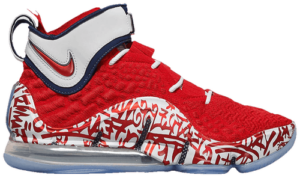 Giày Nike LeBron 17 EP 'LeBron 4 Red Graffiti' CT6052-600