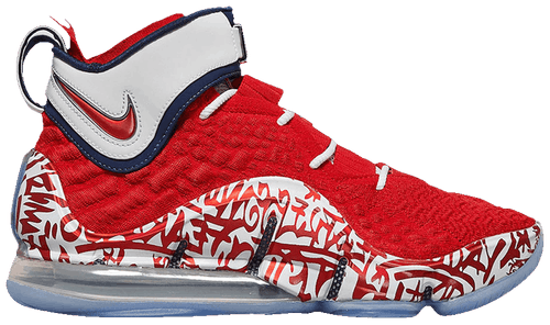Giày Nike LeBron 17 EP 'LeBron 4 Red Graffiti' CT6052-600