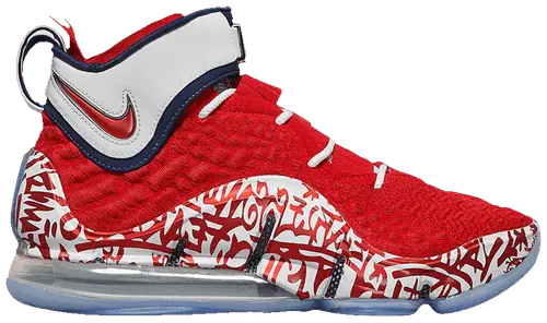 Giày Nike LeBron 17 EP 'LeBron 4 Red Graffiti' CT6052-600
