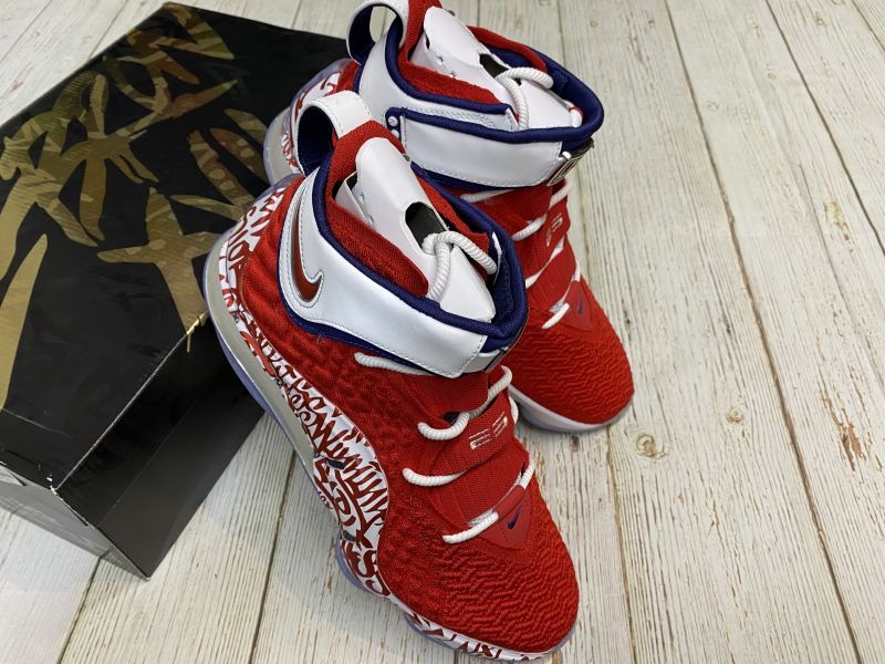 Giày Nike LeBron 17 EP 'LeBron 4 Red Graffiti' CT6052-600 - Ảnh 5