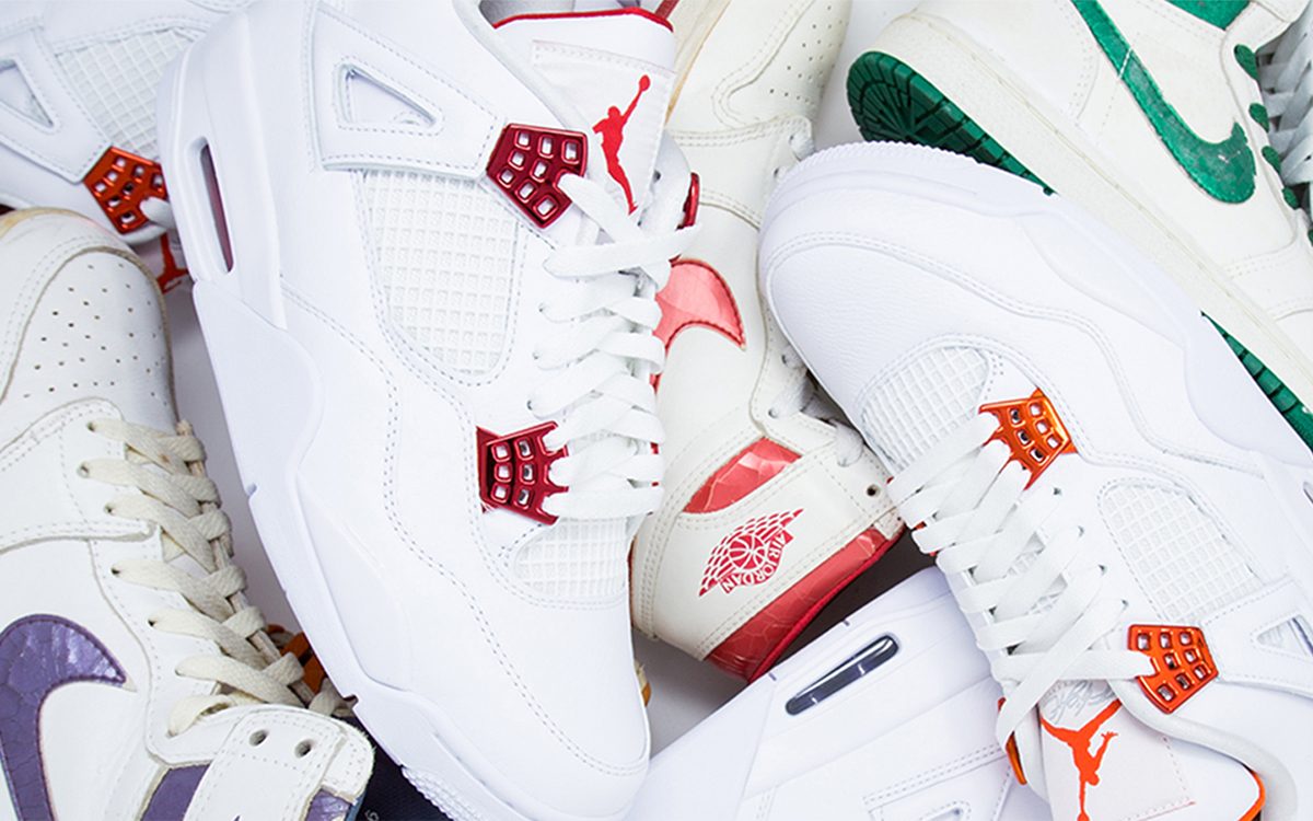 Giày Nike Air Jordan 4 Metallic Pack White Red CT8527-112 - Ảnh 6
