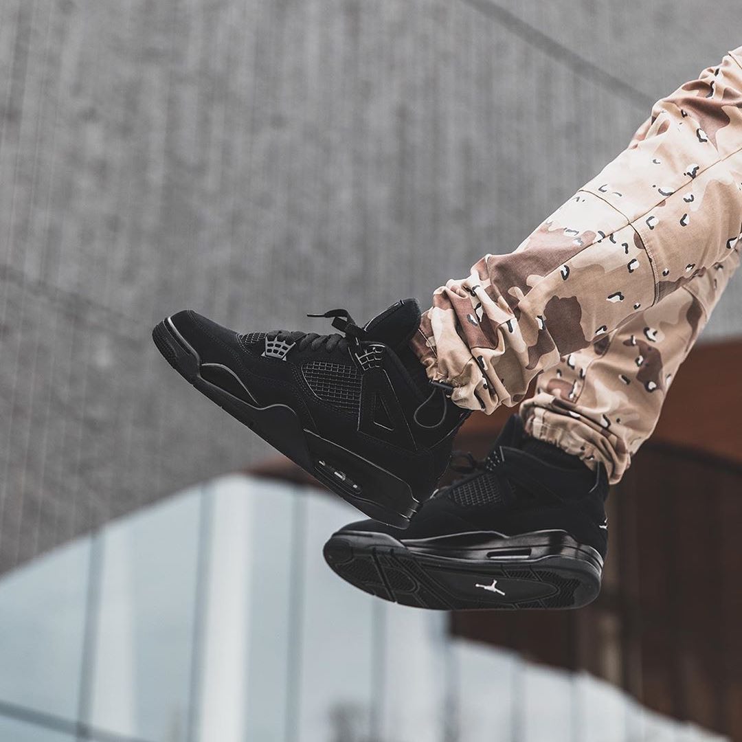 Giày Nike Air Jordan 4 Retro 'Black Cat' 2020 CU1110-010 - Ảnh 3