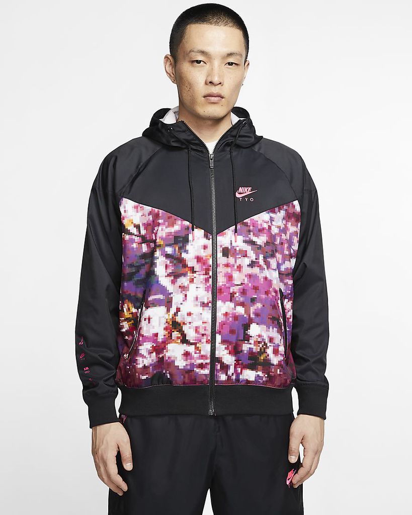 Alternative view of Áo Nike Tokyo Floaral Woven Jacket Black CU4032-016
