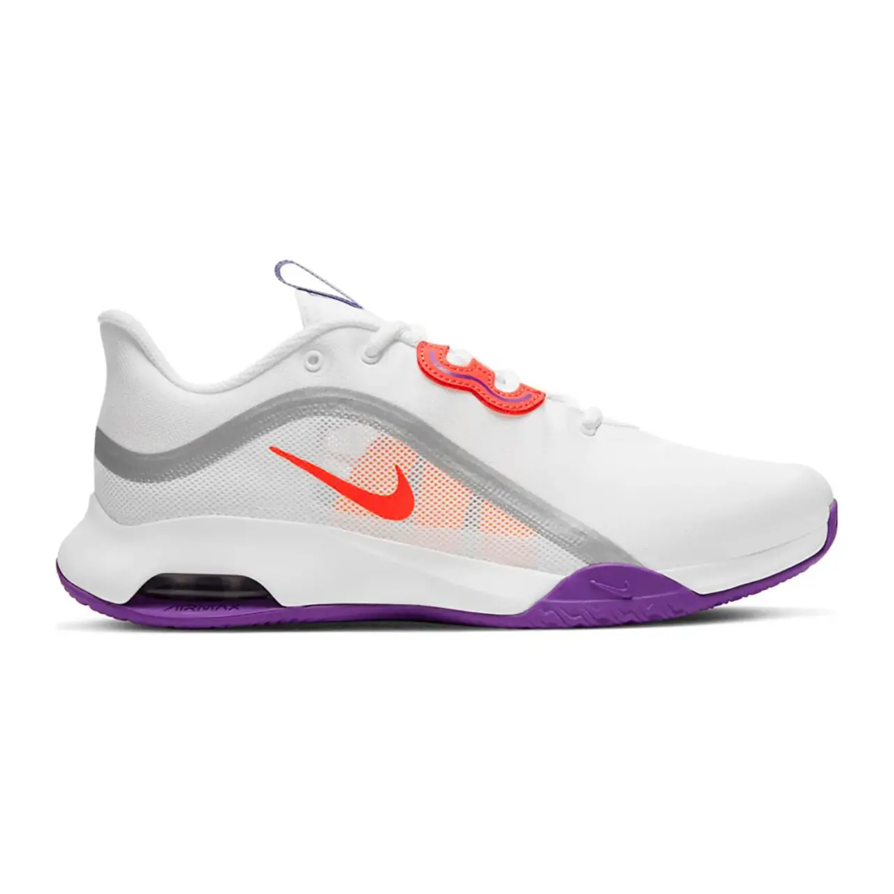 Alternative view of Giày Tennis Nike Wmns NikeCourt Air Max Volley 'White Purple Pulse' CU4275-101