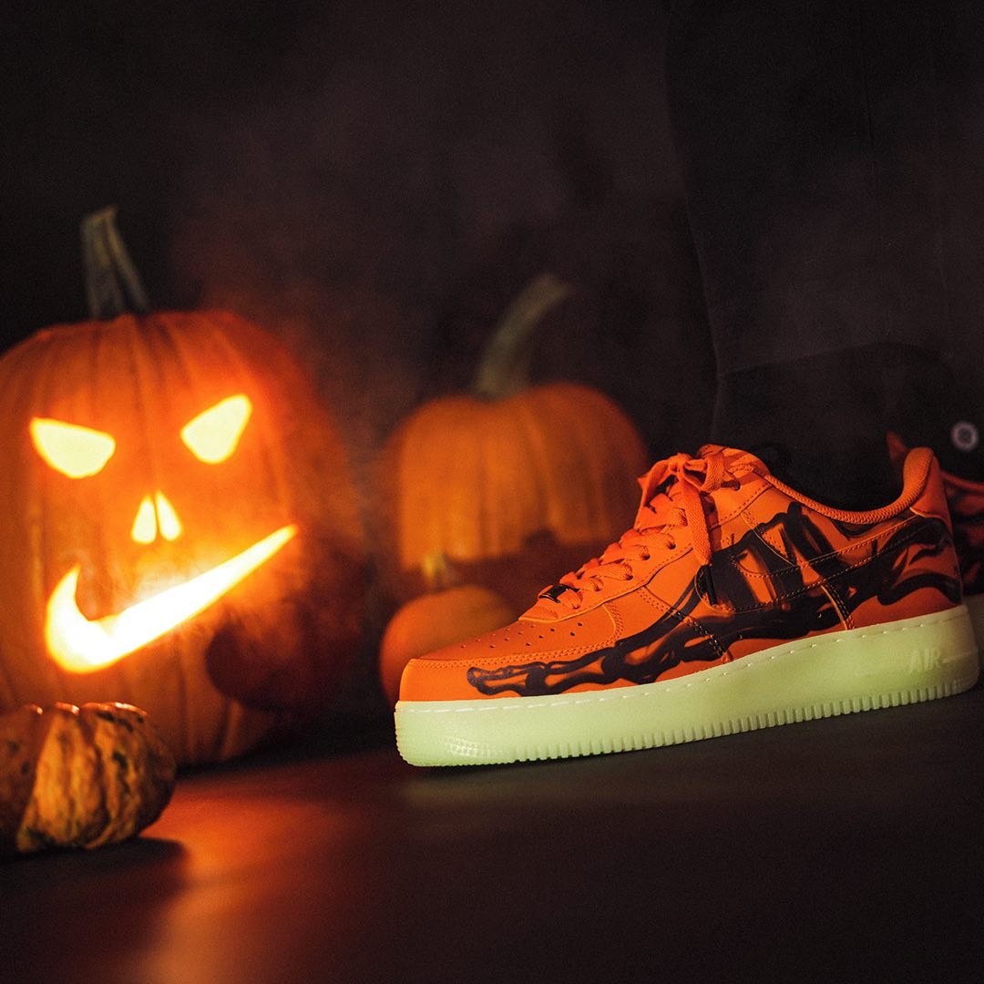 Giày Nike Air Force 1 Low 'Orange Skeleton' CU8067-800 - Ảnh 6