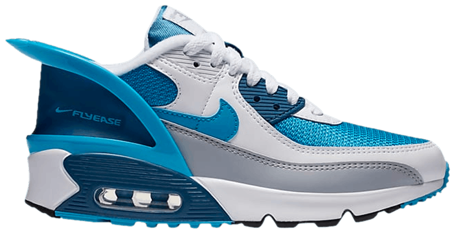 Giày Nike Air Max 90 FlyEase GS 'White Industrial Blue' CV0526-103