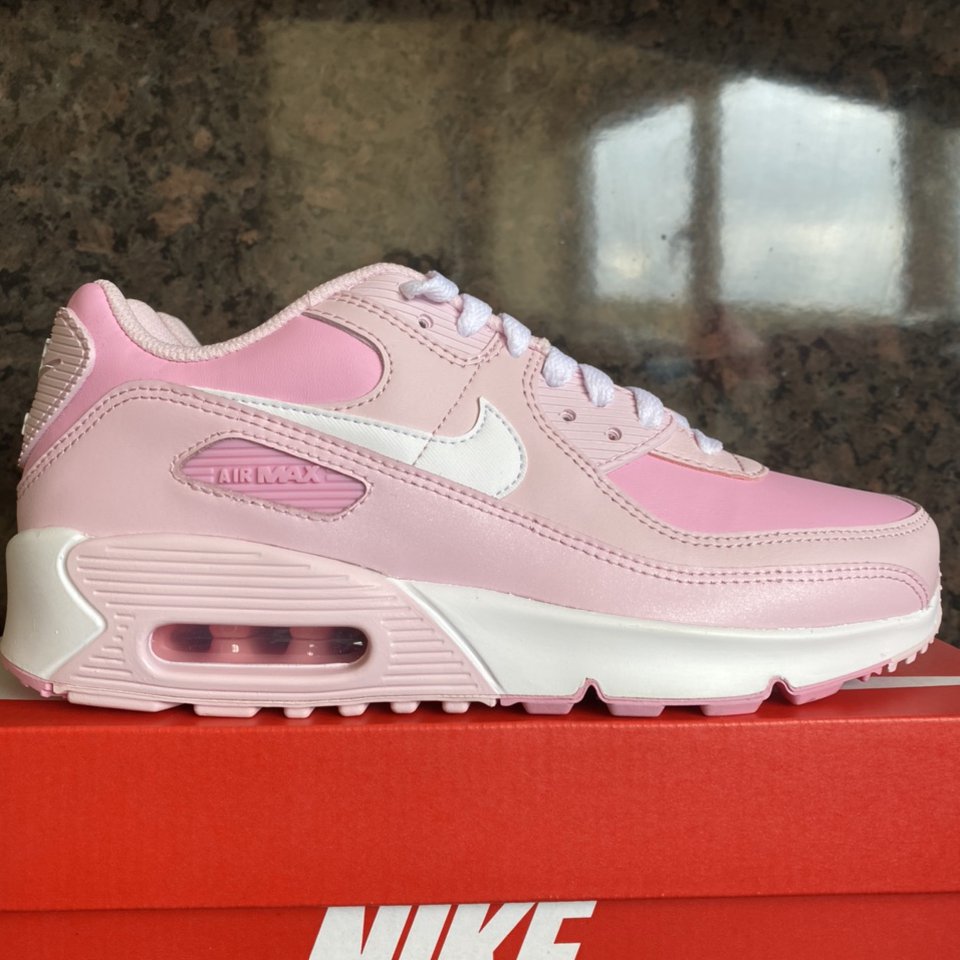Giày Nike Air Max 90 GS 'Pink Foam' CV9648-600 - Ảnh 2