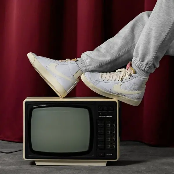 Alternative view of Giày Nike Blazer Mid '77 Vintage 'Popcorn' CW6421-100