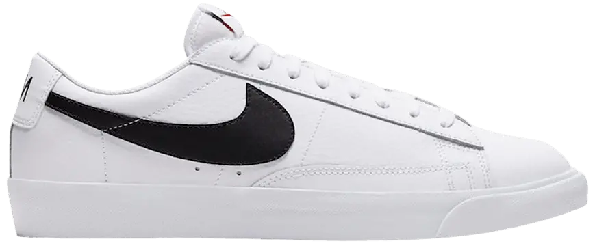 Giày Nike Blazer Low Leather 'Black Swoosh' CZ1089-100
