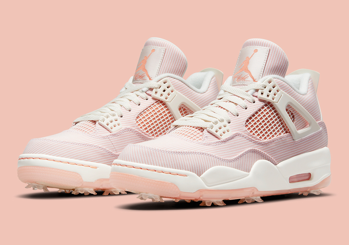 Giày Golf Nike Air Jordan 4 Golf NRG 'Seersucker' CZ2439-101 - Ảnh 7