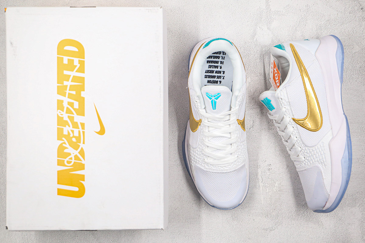 Giày Nike Undefeated x Zoom Kobe 5 Protro ' Unlucky 13' DB4796-100 - Ảnh 3