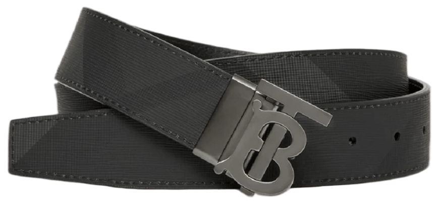 That Lung Burberry Check and Smooth Leather 'Navy' 80653391