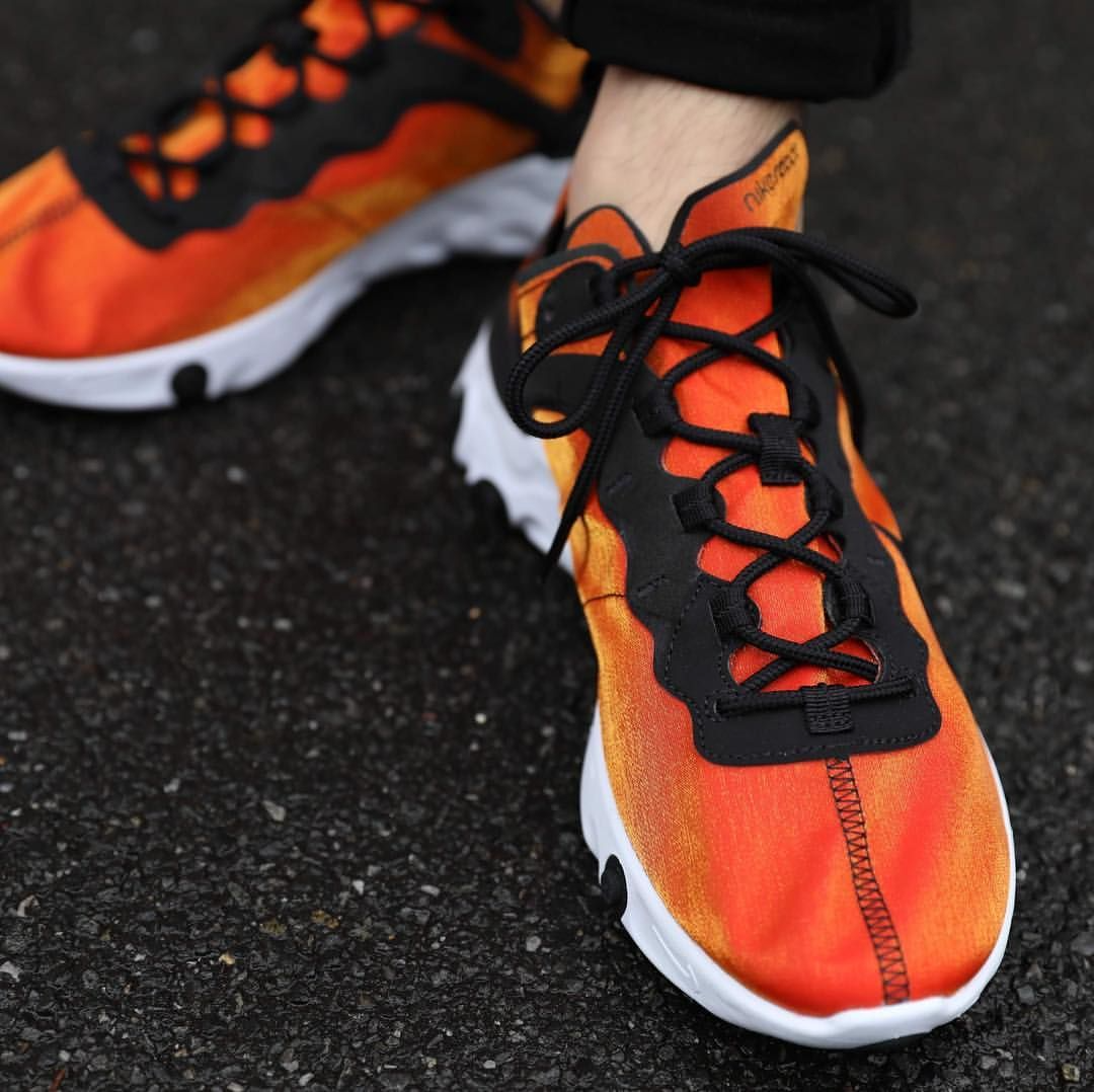 Giày Nike React Element 55 Premium 'Sunrise' BQ9241-001 - Ảnh 4