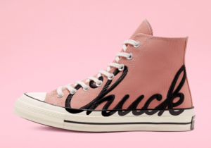 Alternative view of Giày Converse Chuck 70 High 'Scripted Signature Print Rose Gold' 167697C