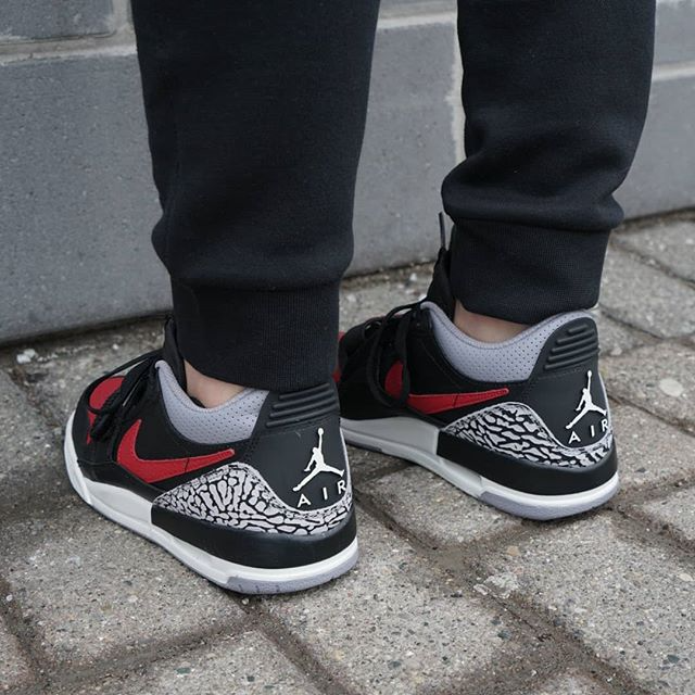 Giày Nike Jordan Legacy 312 Low GS 'Bred Cement' CD9054-006 - Ảnh 4