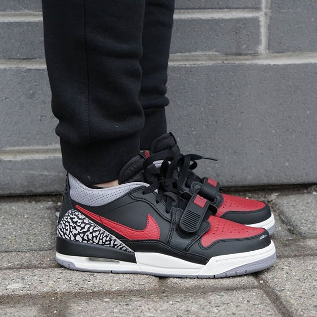 Giày Nike Jordan Legacy 312 Low GS 'Bred Cement' CD9054-006 - Ảnh 3