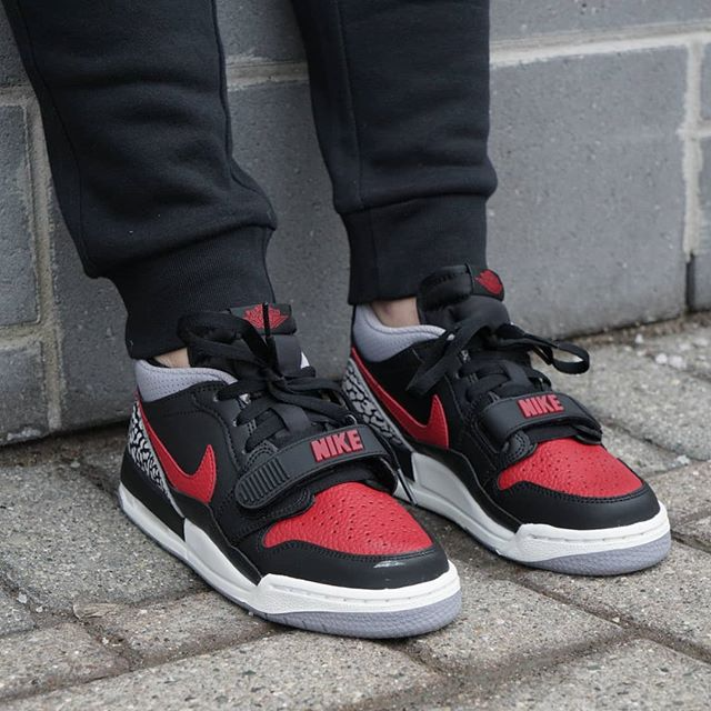 Giày Nike Jordan Legacy 312 Low GS 'Bred Cement' CD9054-006 - Ảnh 2