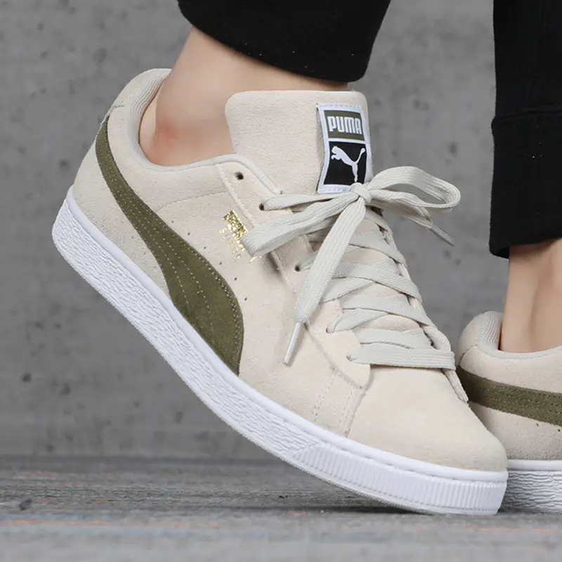 Alternative view of Giày Puma Suede Classic 'Whisper White Olive' 365347-84
