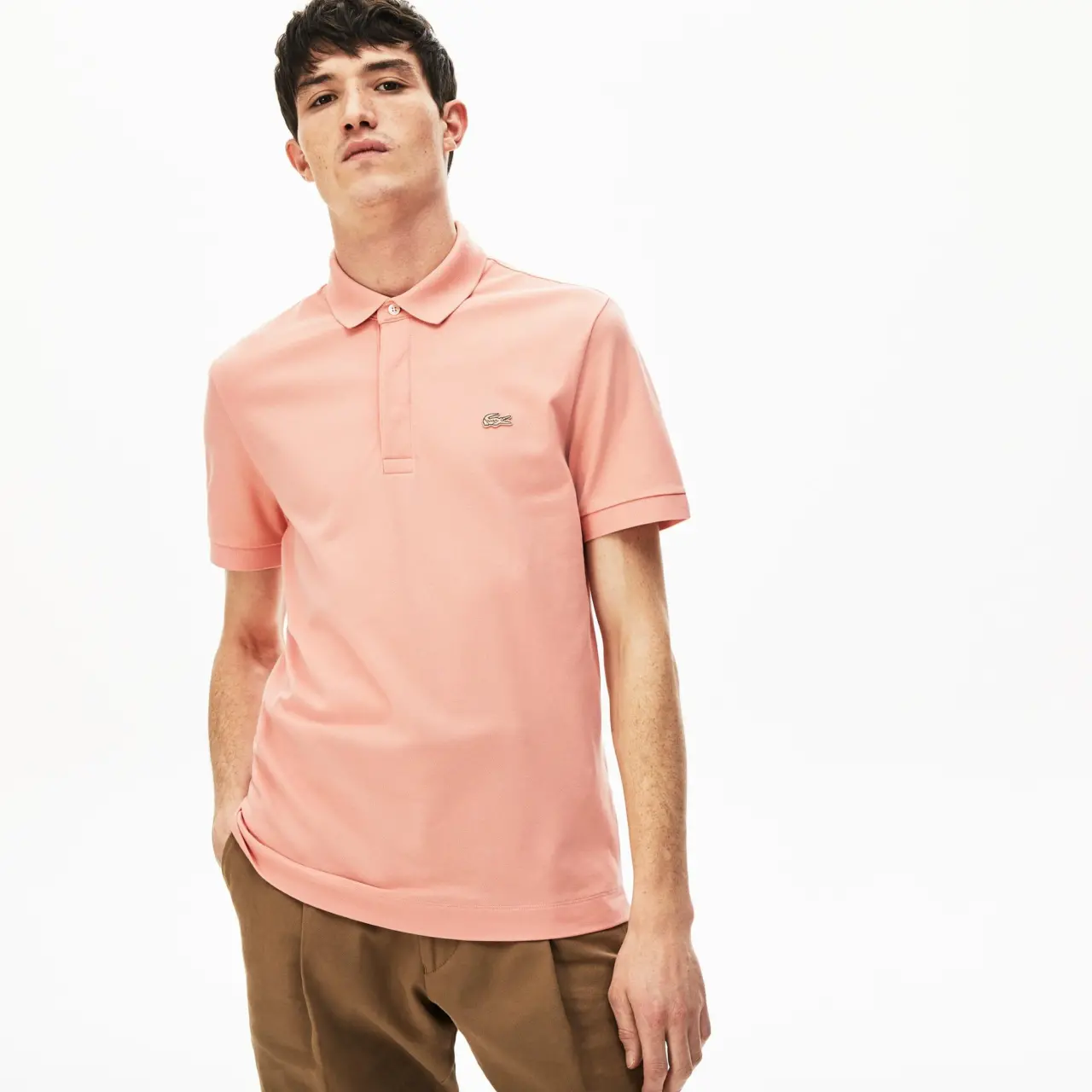 Alternative view of Áo Lacoste Men's Paris Polo Regular Fit Stretch Cotton Piqué PH5522-5MM