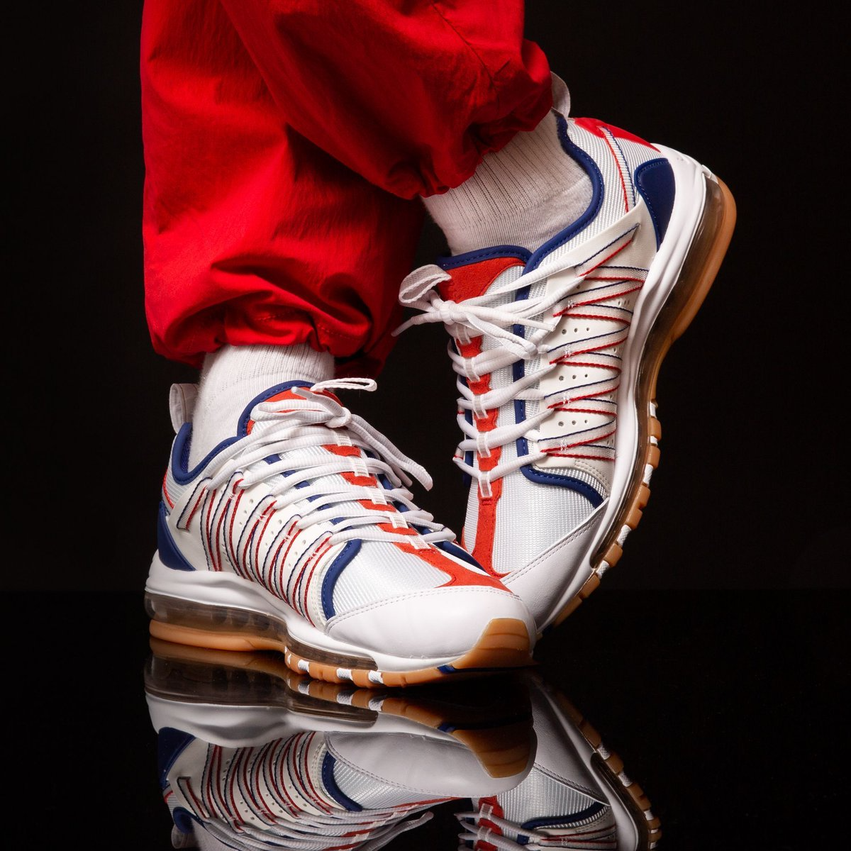 Giày Nike CLOT x Air Max 97 Haven 'Royal Red' AO2134-101 - Ảnh 3