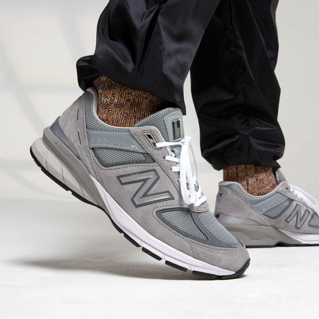 Giày New Balance 990v5 Made In USA 'Grey' M990GL5 - Ảnh 4
