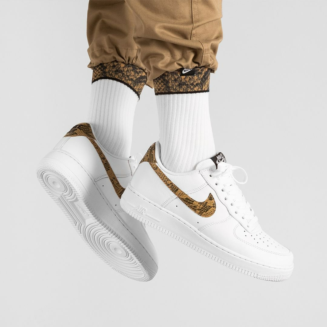 Giày Nike Air Force 1 Low Retro 'Ivory Snake' AO1635-100 - Ảnh 2
