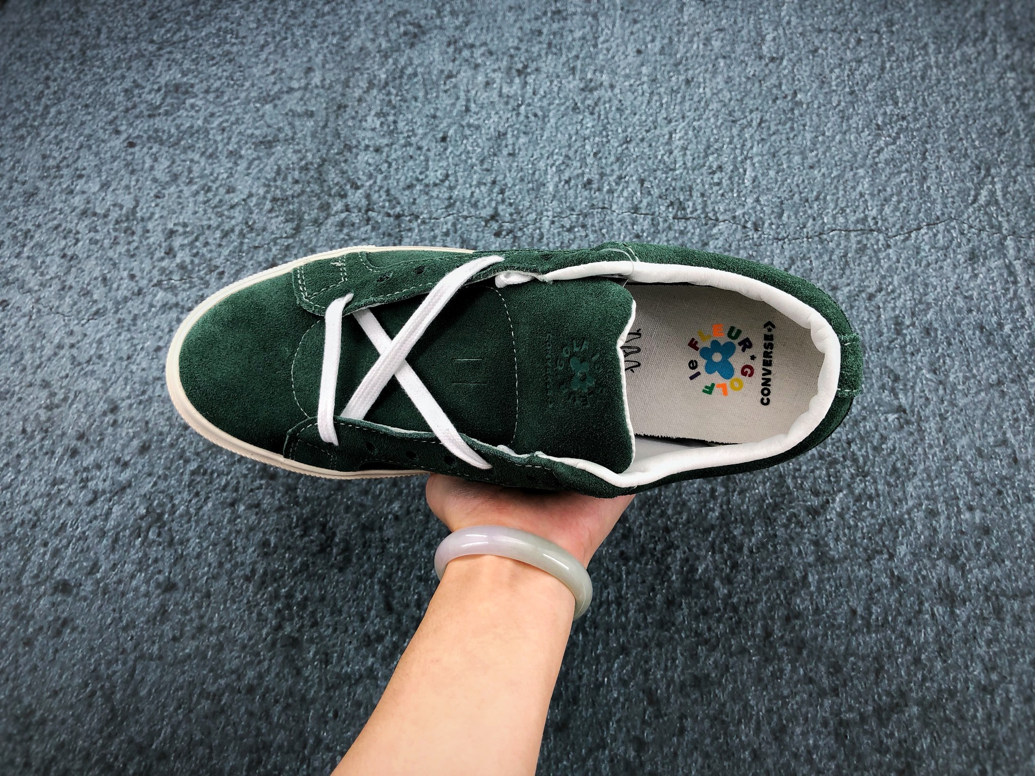 Giày Converse Golf Le Fleur x One Star Ox 'Greener Pastures' 162130C - Ảnh 7